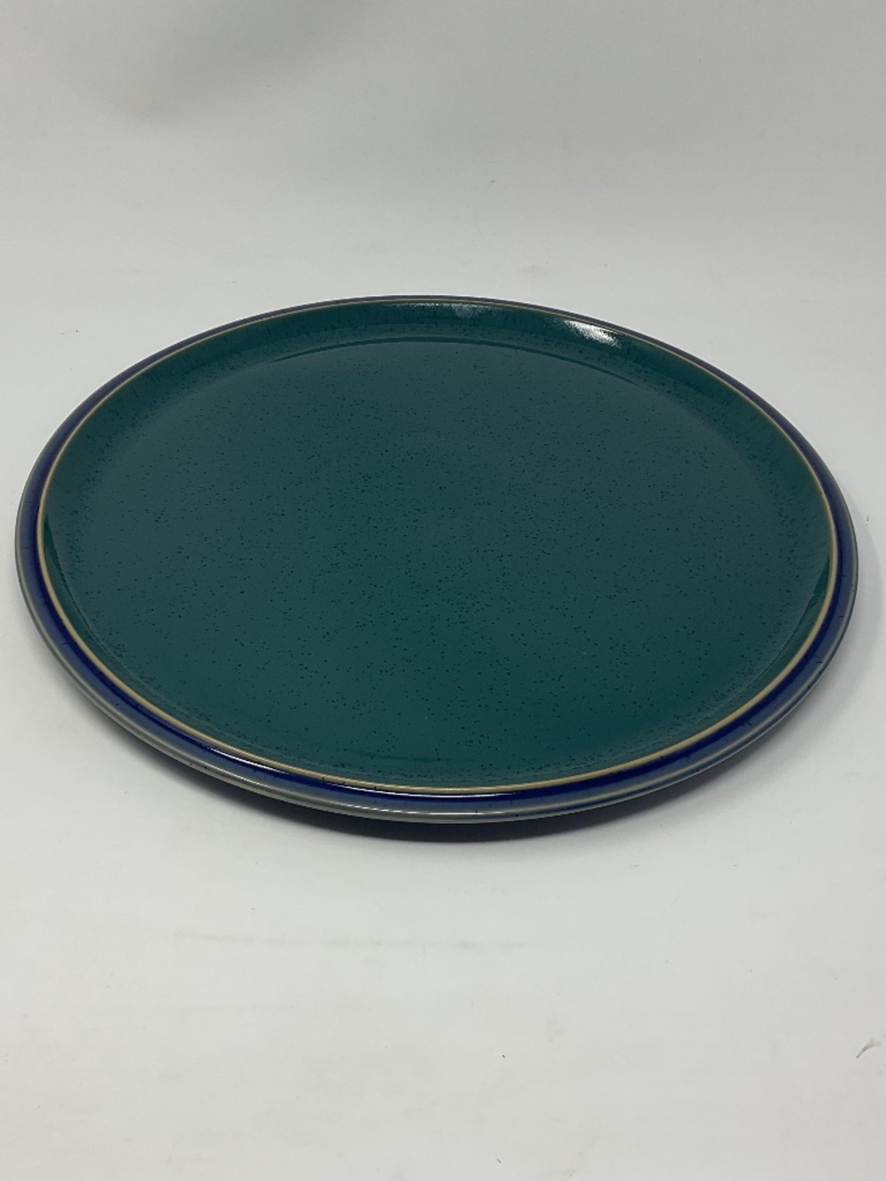 Denby Harlequin (retired) Blue Green 13” Chop Plate